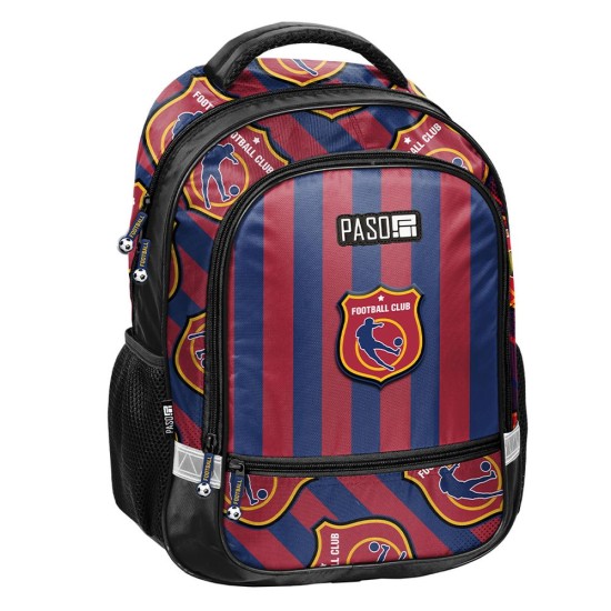 Football Clubkétrekeszes ergonomikus iskolatáska és hátizsák fiúknak, focis