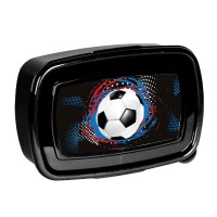 Football Team uzsonnás doboz, focis, fekete
