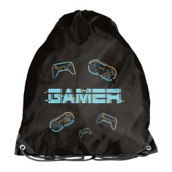 Gamer Star tornazsák fiúknak, fekete