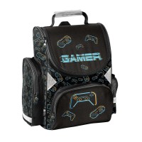 Gamer Star ergonomikus iskolatáska elsősöknek, fekete