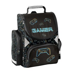 Gamer Star ergonomikus iskolatáska elsősöknek, fekete