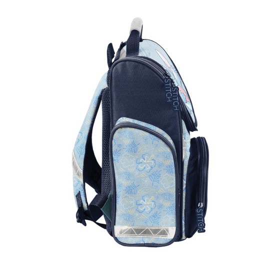 HolaStitchergonomikus iskolatáska és hátizsák elsősöknek, türkiz – sötétkék