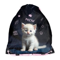 Meow Cat tornazsák lányoknak, cicás