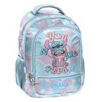Ohana Stitch kétrekeszes ergonomikus iskolatáska és hátizsáklányoknak, türkiz