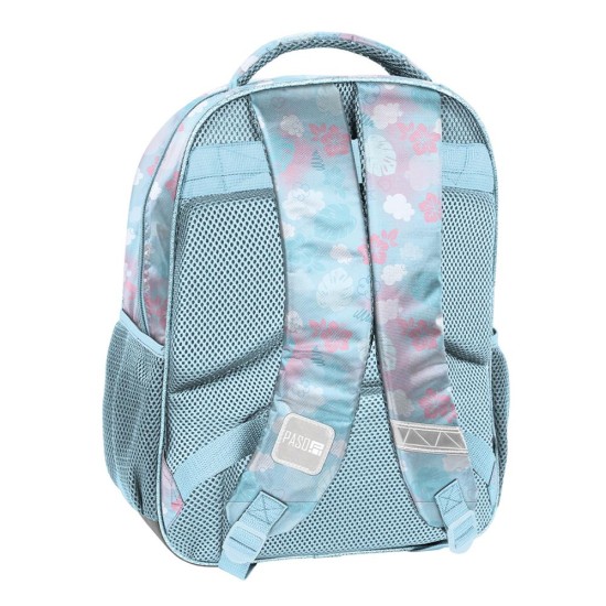OhanaStitchkétrekeszes ergonomikus iskolatáska és hátizsáklányoknak, türkiz