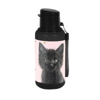 Princess Black Cat kulacs, cicás, 500 ml