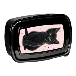 Princess Black Cat uzsonnás doboz lányoknak, cicás