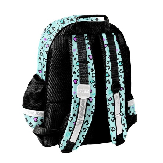 Shine Wonderland iskolatáska és hátizsák lányoknak, türkiz-rózsaszín