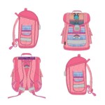 Living In A Bubble ergonomikus hátizsák lányoknak, fém csattal - Santoro London Gorjuss