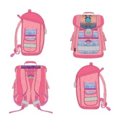 Living In A Bubble ergonomikus hátizsák lányoknak, fém csattal - Santoro London Gorjuss