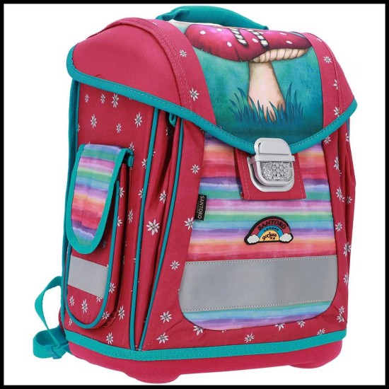 Faerie Folk ergonomikus hátizsák lányoknak, fém csattal - Santoro London Gorjuss