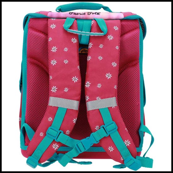 Faerie Folk ergonomikus hátizsák lányoknak, fém csattal - Santoro London Gorjuss