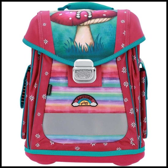 Faerie Folk ergonomikus hátizsák lányoknak, fém csattal - Santoro London Gorjuss