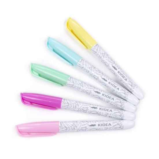 Pasztell filctollak cipők és textilek dekorálásához