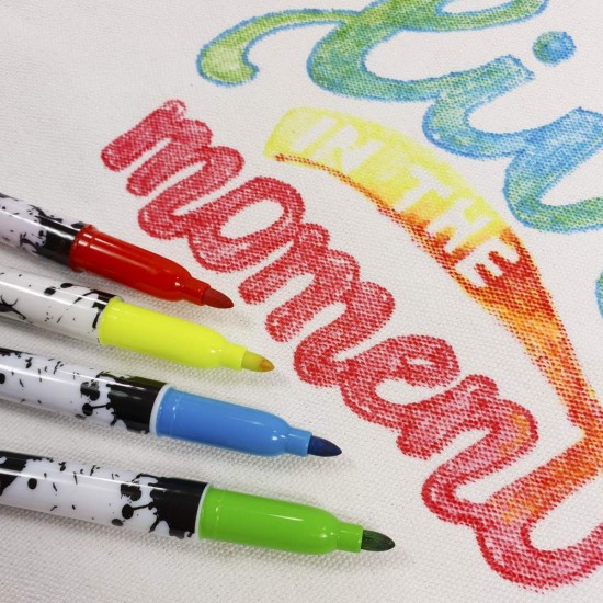 Filctollak ruhák, cipők, textilek dekorálásához, 5 színárnyalat