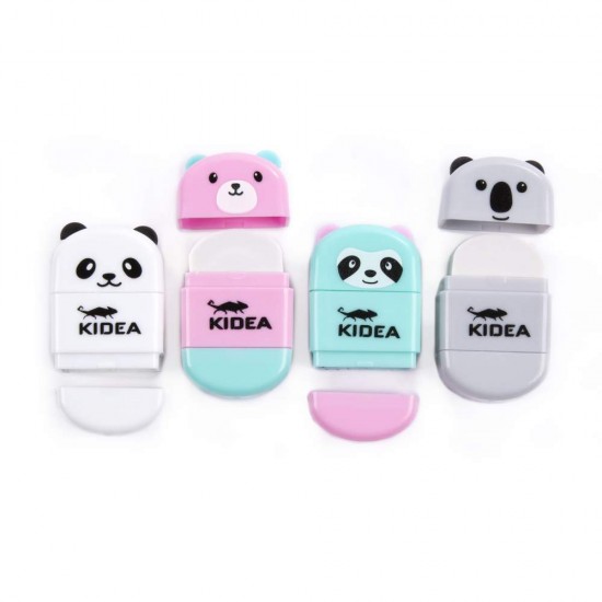 Állatfigurás ceruzahegyezők radírral