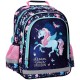 BackUP kétrekeszes elsős iskolatáska lányoknak, unikornisos