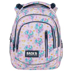 BackUP ergonomikus iskolatáska és hátizsák, lufis rózsaszín