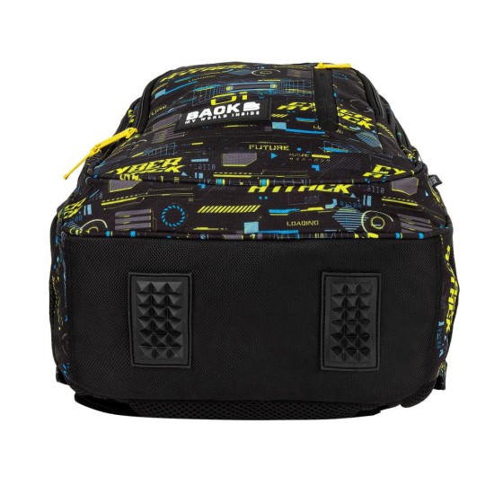 BackUP ergonomikus iskolatáska és hátizsák, technical yellow