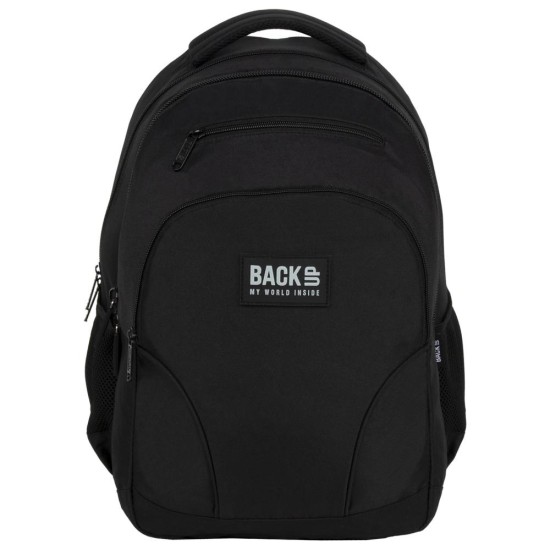 BackUP iskolatáska, hátizsák, simple black