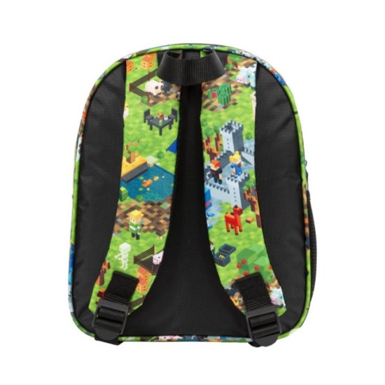 BackUp kétrekeszes ovis hátizsák fiúknak, Minecraft Gamer