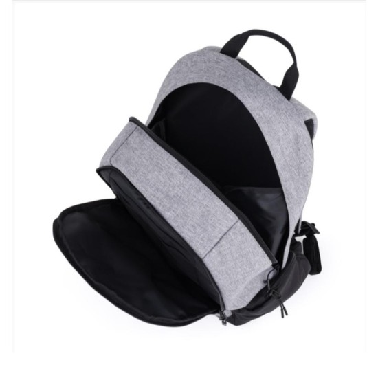 OXY ZERO GREY ergonomikus hátizsák, iskolatáska