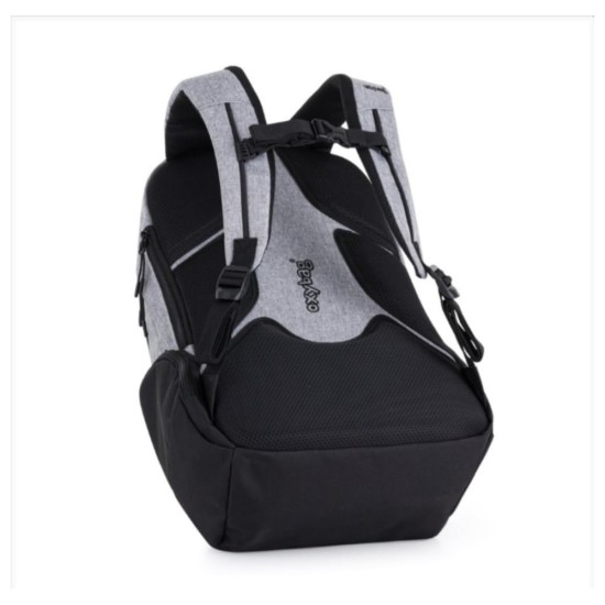 OXY ZERO GREY ergonomikus hátizsák, iskolatáska