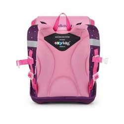 PREMIUM COOL BUTTERFLY ergonomikus iskolatáska elsősöknek, rózsaszín pillangós