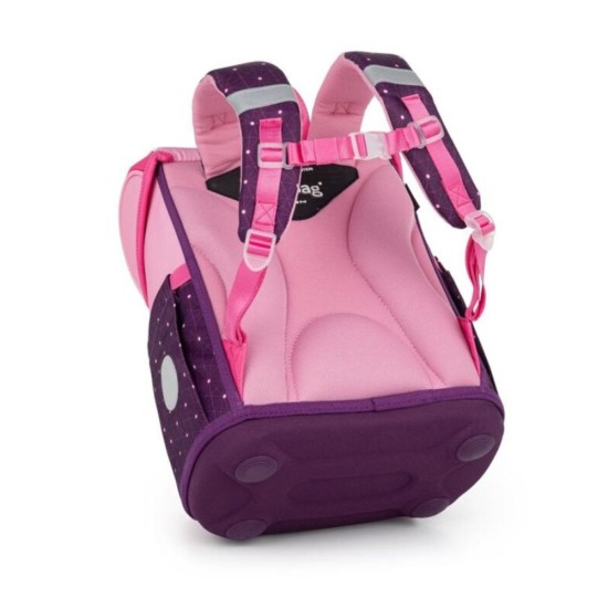 PREMIUM COOL BUTTERFLY ergonomikus iskolatáska elsősöknek, rózsaszín pillangós