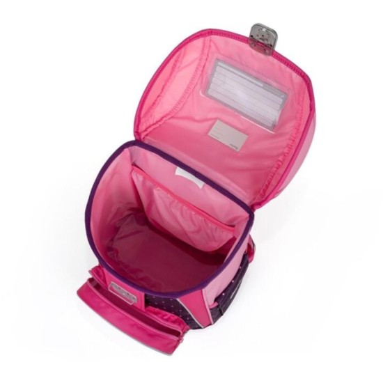 PREMIUM COOL BUTTERFLY ergonomikus iskolatáska elsősöknek, rózsaszín pillangós