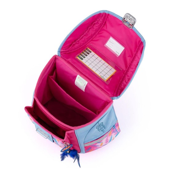 Premium Light Dreams Kolibris ergonomikus iskolatáska és hátizsák alsósoknak, kolibris mintával